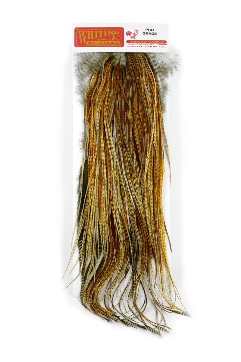 Whiting Pro Grade Midge Saddle Barred Med. Ginger view 3