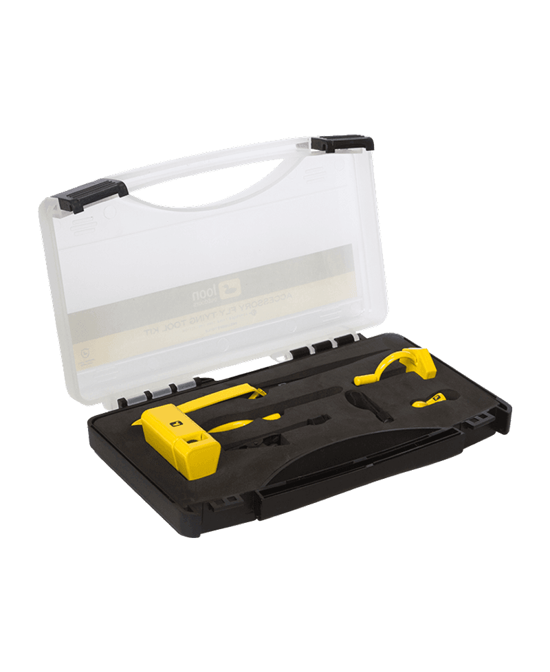 Accessory Fly Tying Tool Kit - Yellow view 2