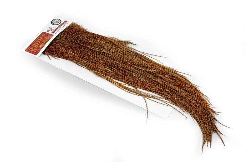 Whiting Silver Saddle Grizzly dyed Golden Brown view 3