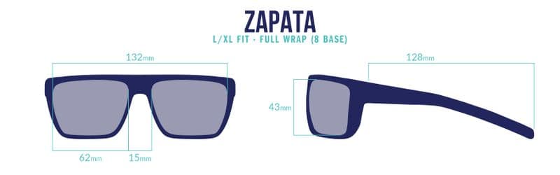 Zapata Black Matte Green Mirror Glass view 6