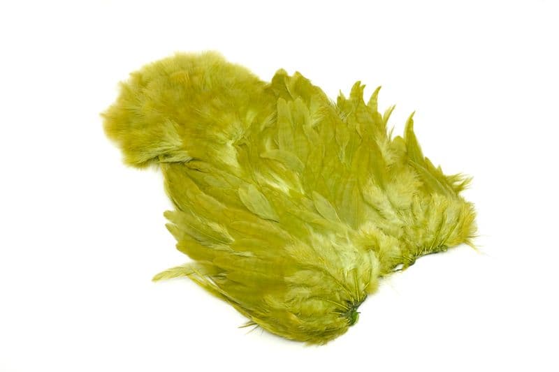 Whiting Rooster SH/C White dyed Olive view 1