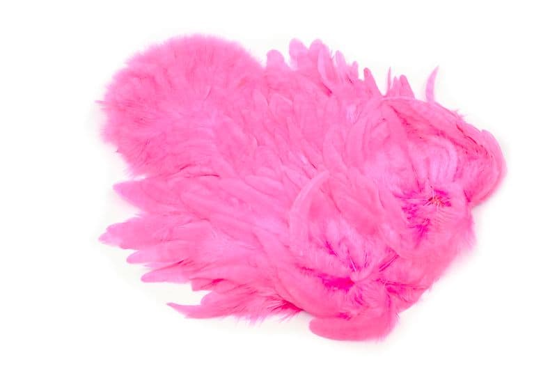 Whiting Rooster SH/C White dyed Pink view 1