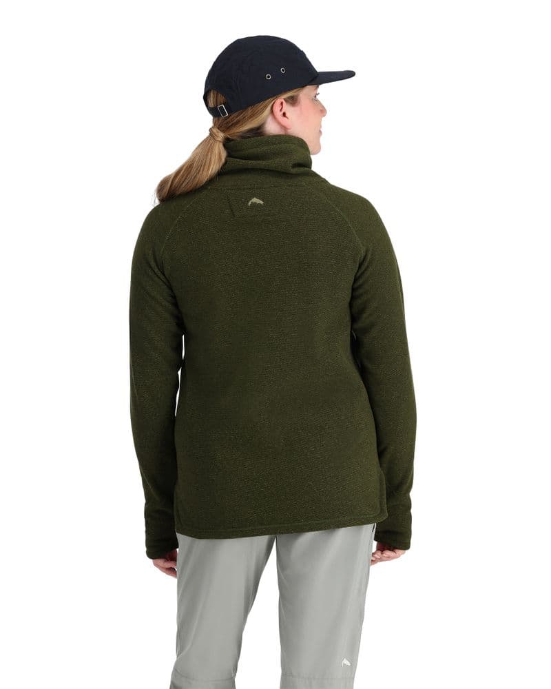 Wms Rivershed Sweater Riffle Green Heather view 3