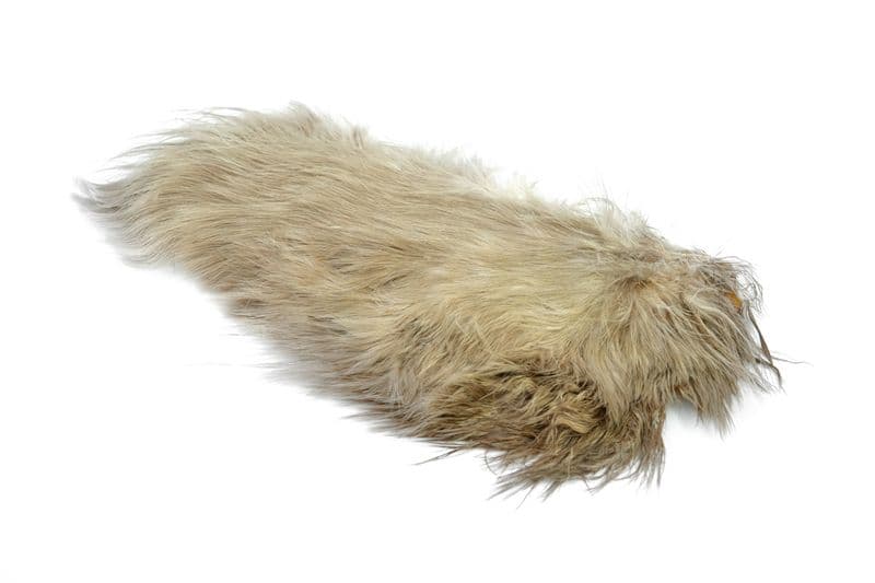 Mini Bird Fur White dyed Tan view 1