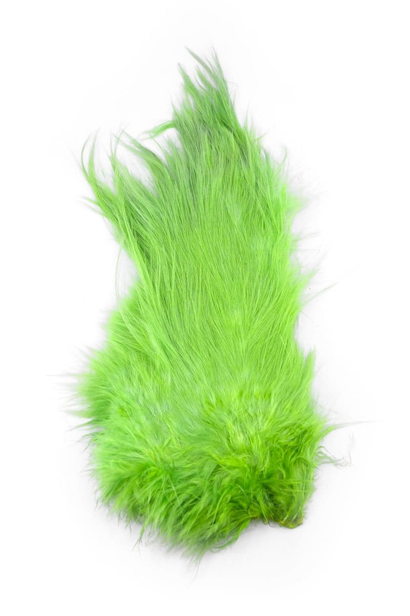 Bird Fur White dyed Insect Green view 3