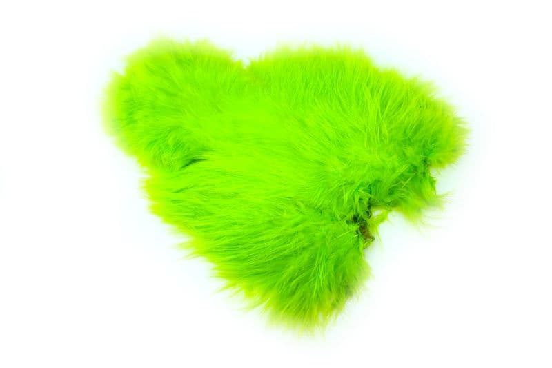 Spey SH/C White dyed Fl. Green Chartreuse view 2