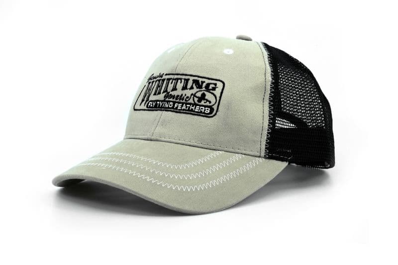 Whiting Farms Mesh Cap Khaki/Black view 2