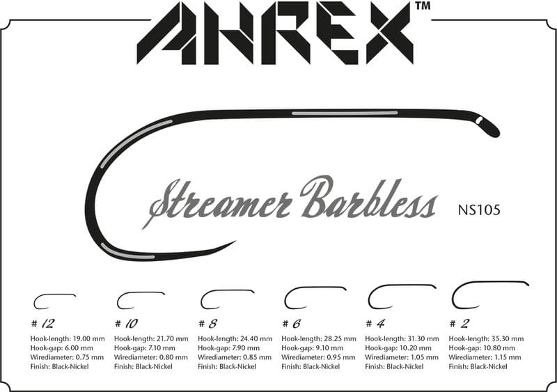 NS105 Streamer Barbless #