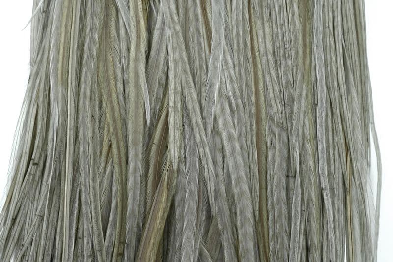 Eurohackle Saddle White dyed Medium Dun view 1