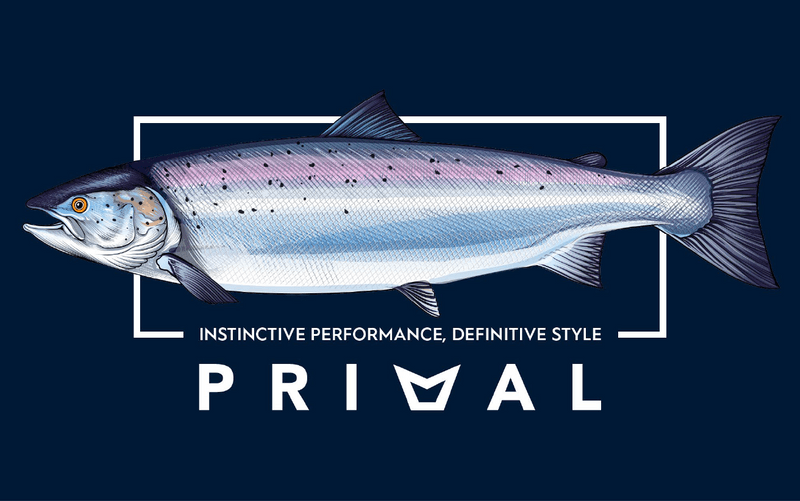 Primal Artist Tee Salmon Navy