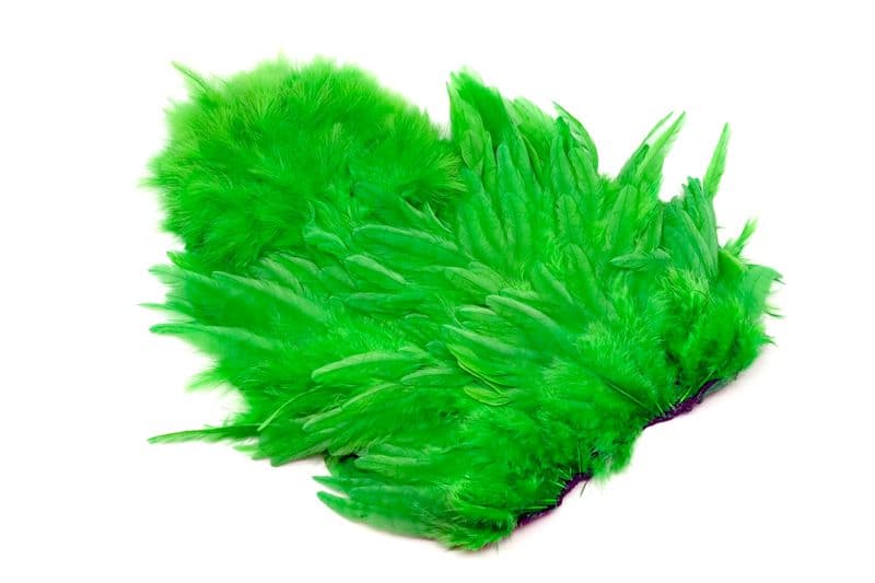 Whiting Rooster SH/C White dyed Highlander Green view 1