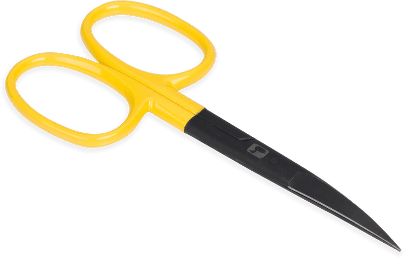Ergo Curved Hair Scissors - Yellow view 3