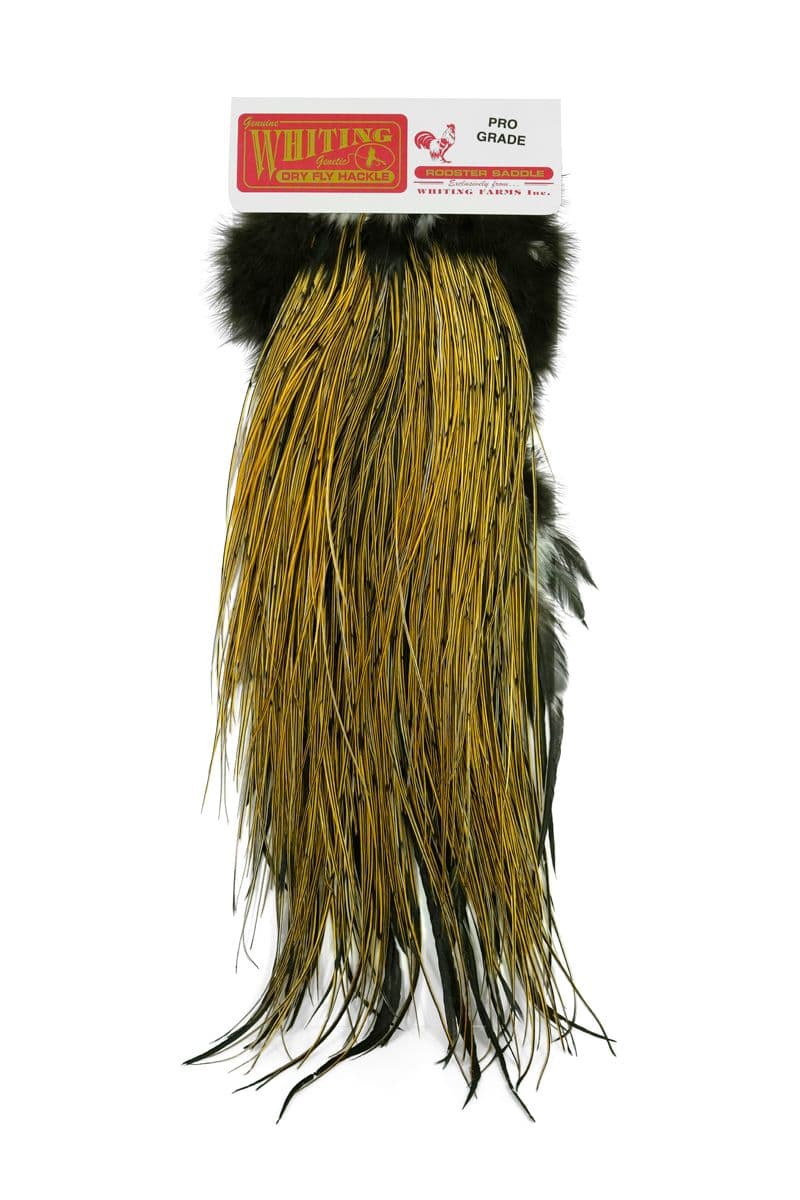 Whiting Pro Grade Midge Saddle Badger view 3