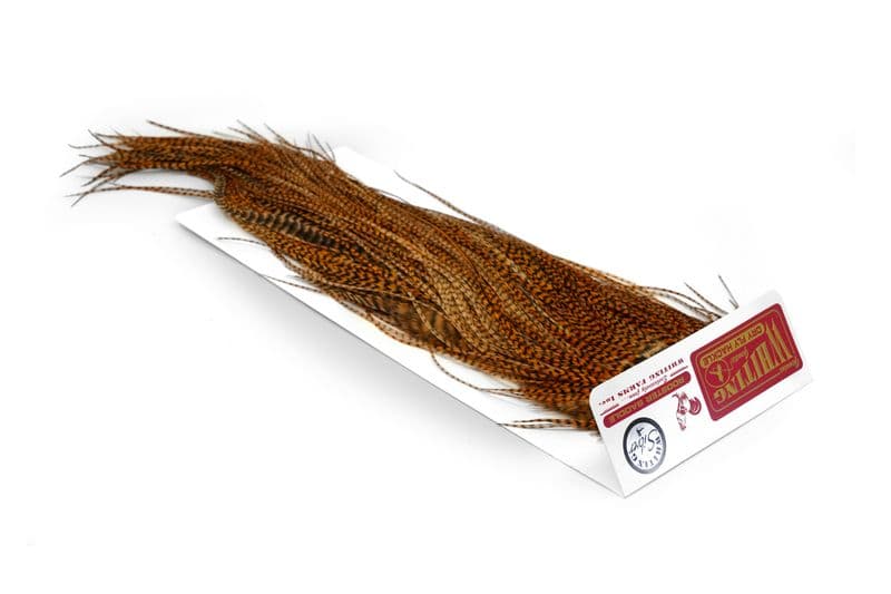 Whiting Silver Saddle Grizzly dyed Golden Brown view 2
