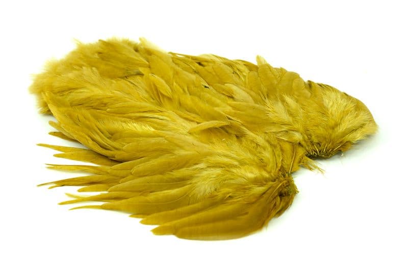Whiting Rooster SH/C White dyed Golden Olive view 2