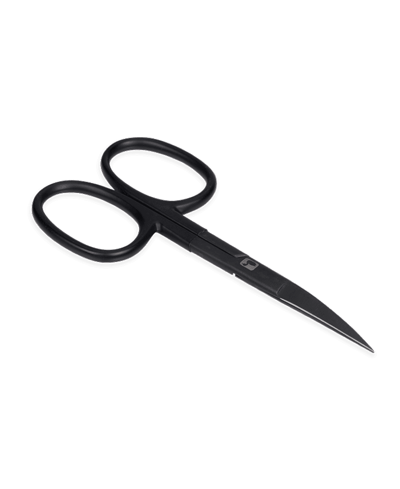 Ergo Curved Hair Scissors - Black view 1