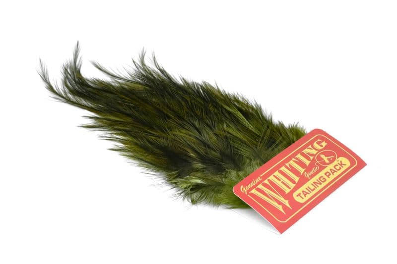 CDL Euro Nymph Tailing Pack Pardo dyed Olive view 1