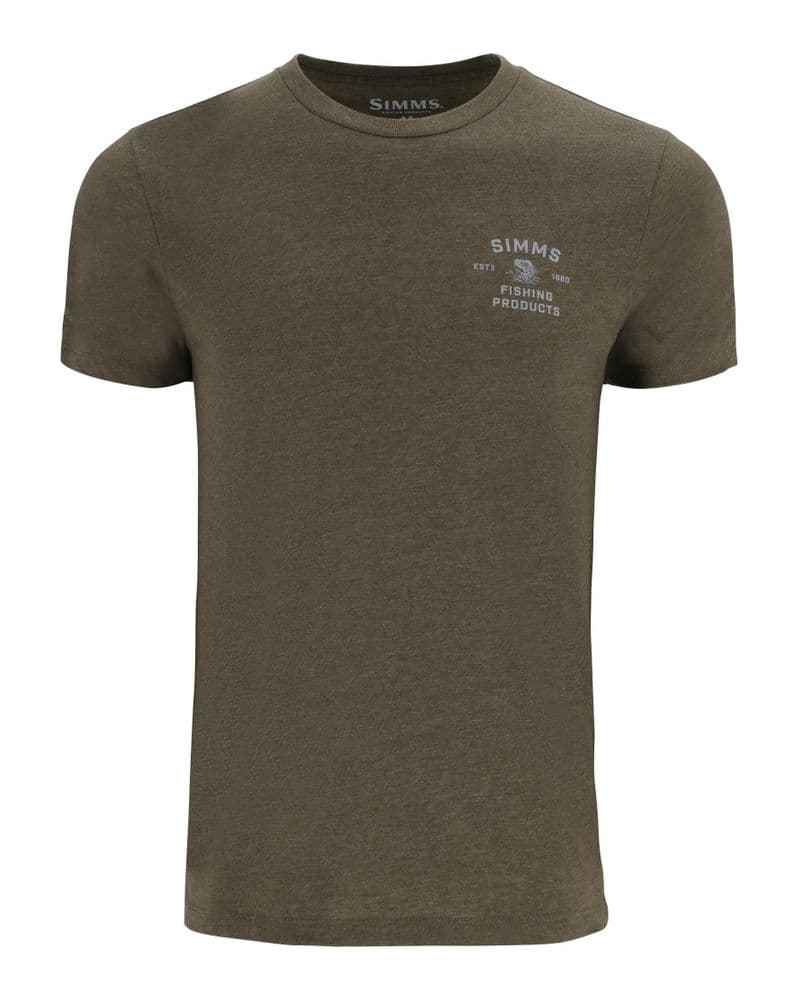 Stacked Bass T-Shirt Military Heather
