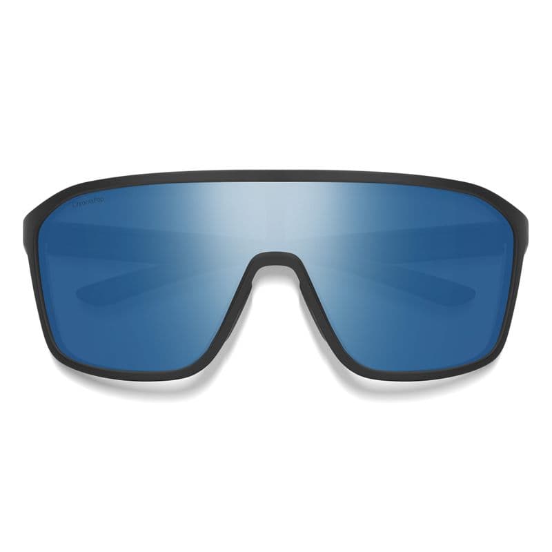 Boomtown Matte Black Polar Blue Mirror view 2