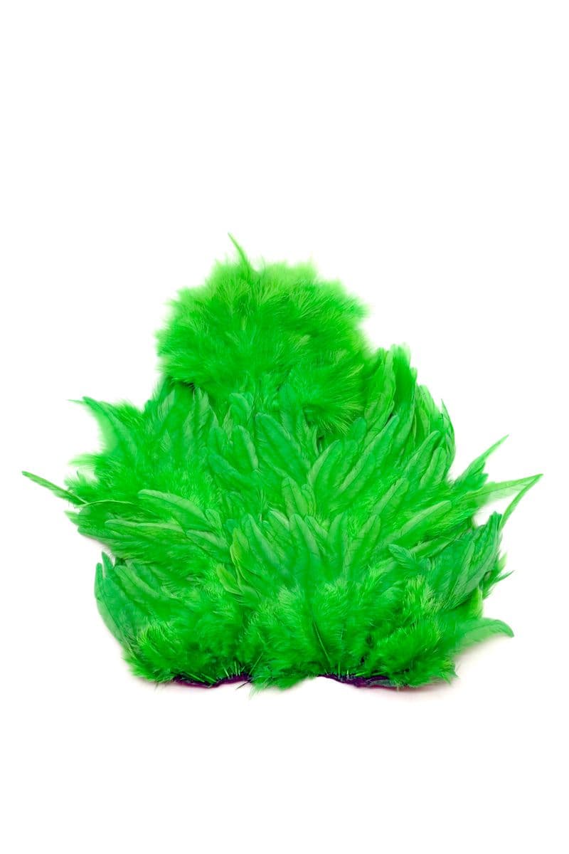 Whiting Rooster SH/C White dyed Highlander Green view 2