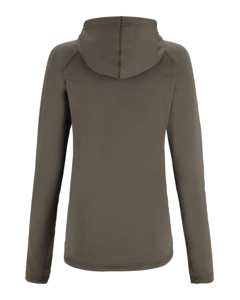 Wms Heavyweight Baselayer Hoody Loden view 2