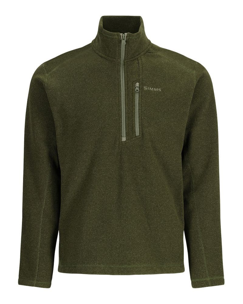 Rivershed Half Zip Riffle Heather view 1