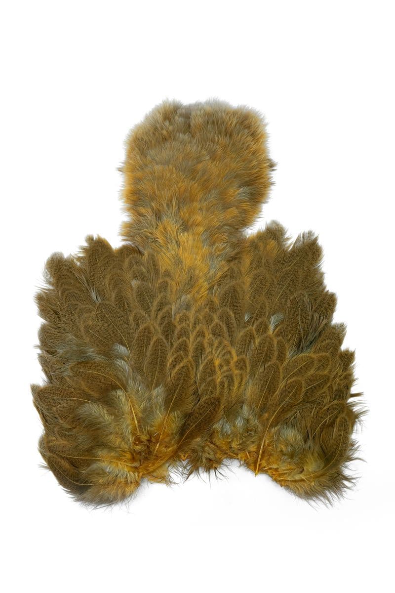 Brahma Hen SH/C Mottled Grey dyed March Brown view 3