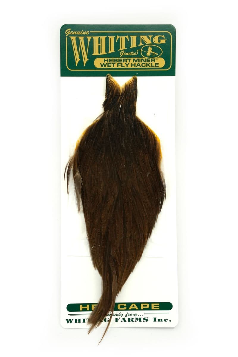 Hebert Hen Cape Dark Brown Dun view 3