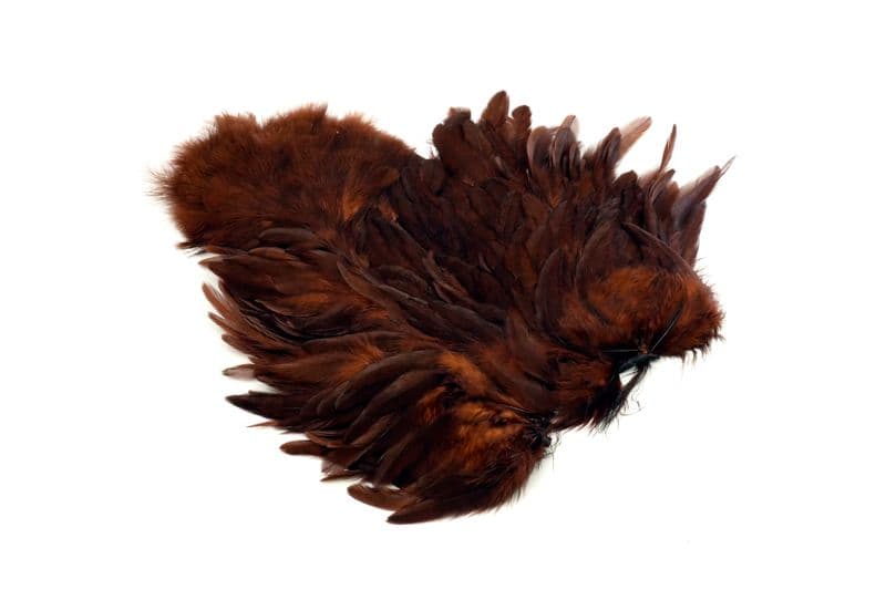 Whiting Rooster SH/C White dyed Coachman Brown view 2