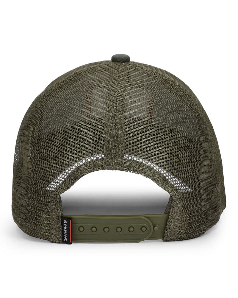 Trout Icon Trucker Smokey Olive view 3