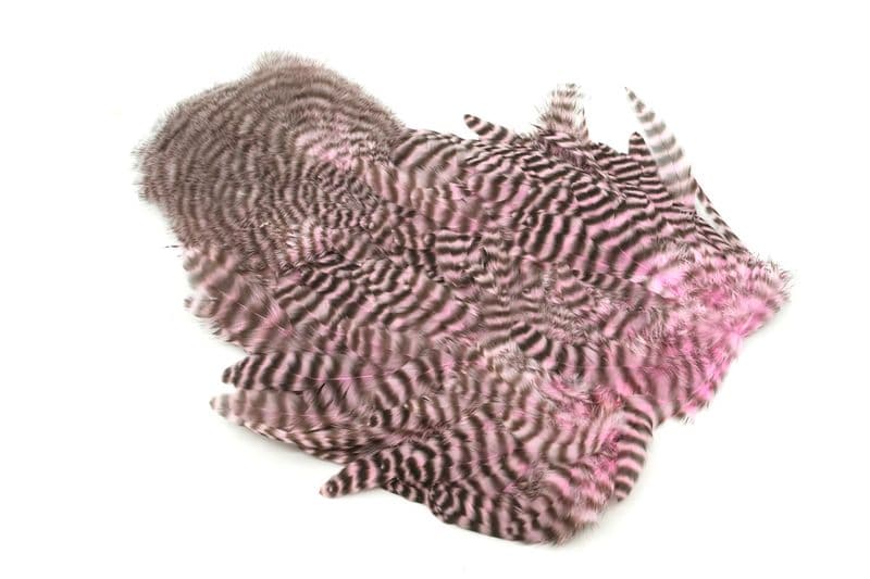 Whiting Rooster SH/C Grizzly dyed Shell Pink view 1