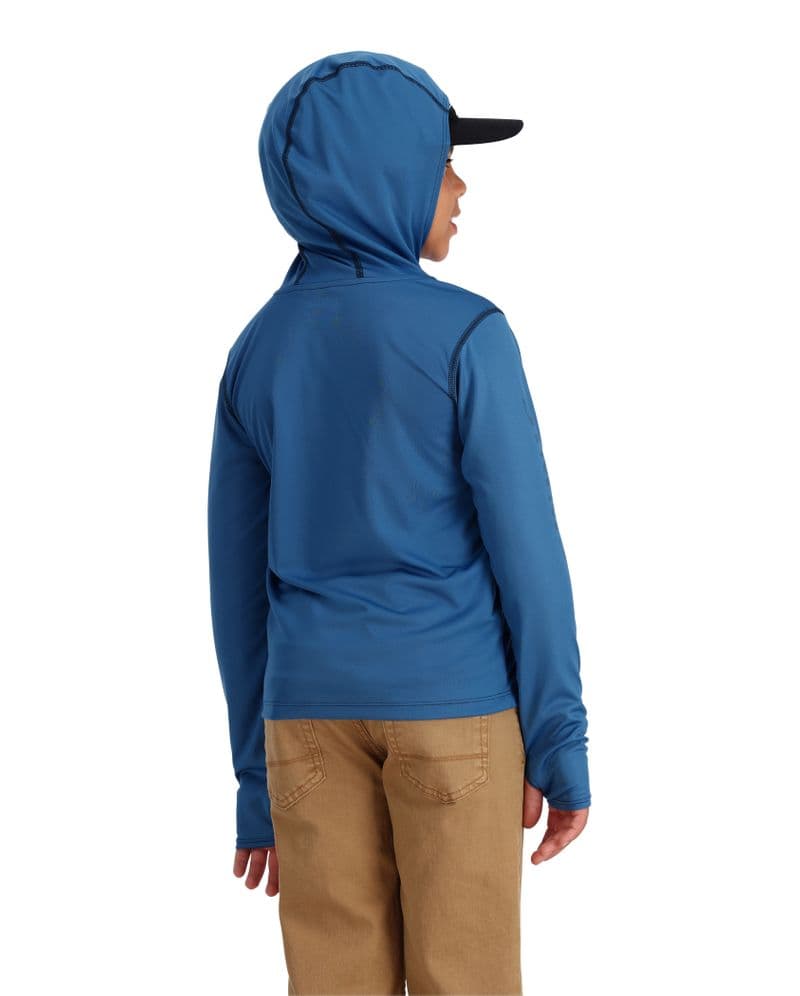 Kid's Solar Tech Hoody Nightfall view 4