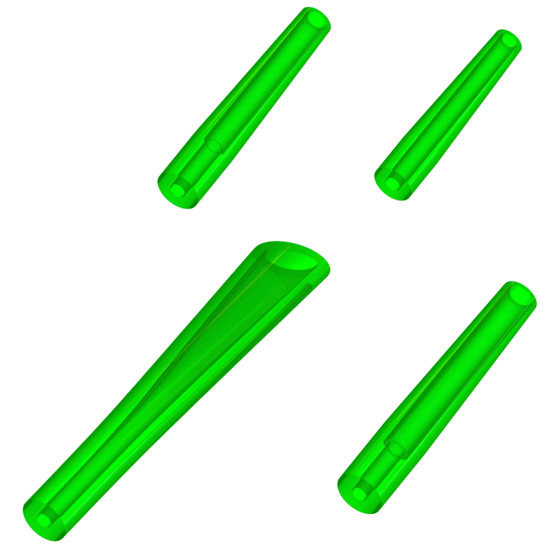 Hook Guide L (18mm) Green view 2