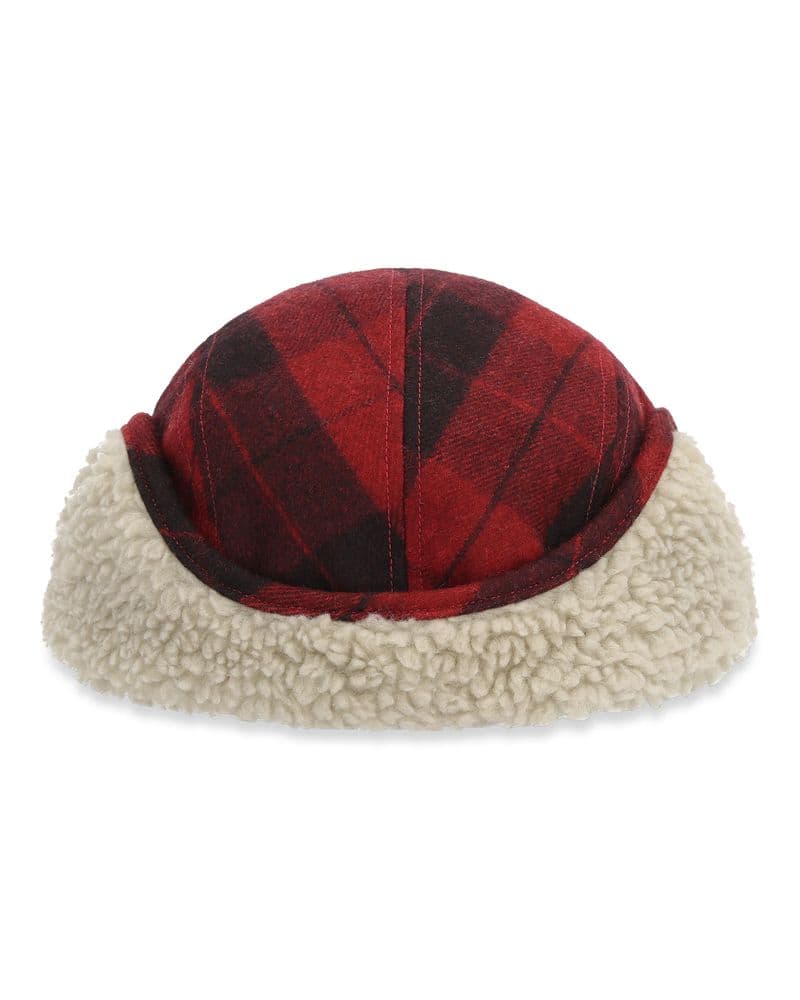 Coldweather Cap Red Buffalo Plaid view 4