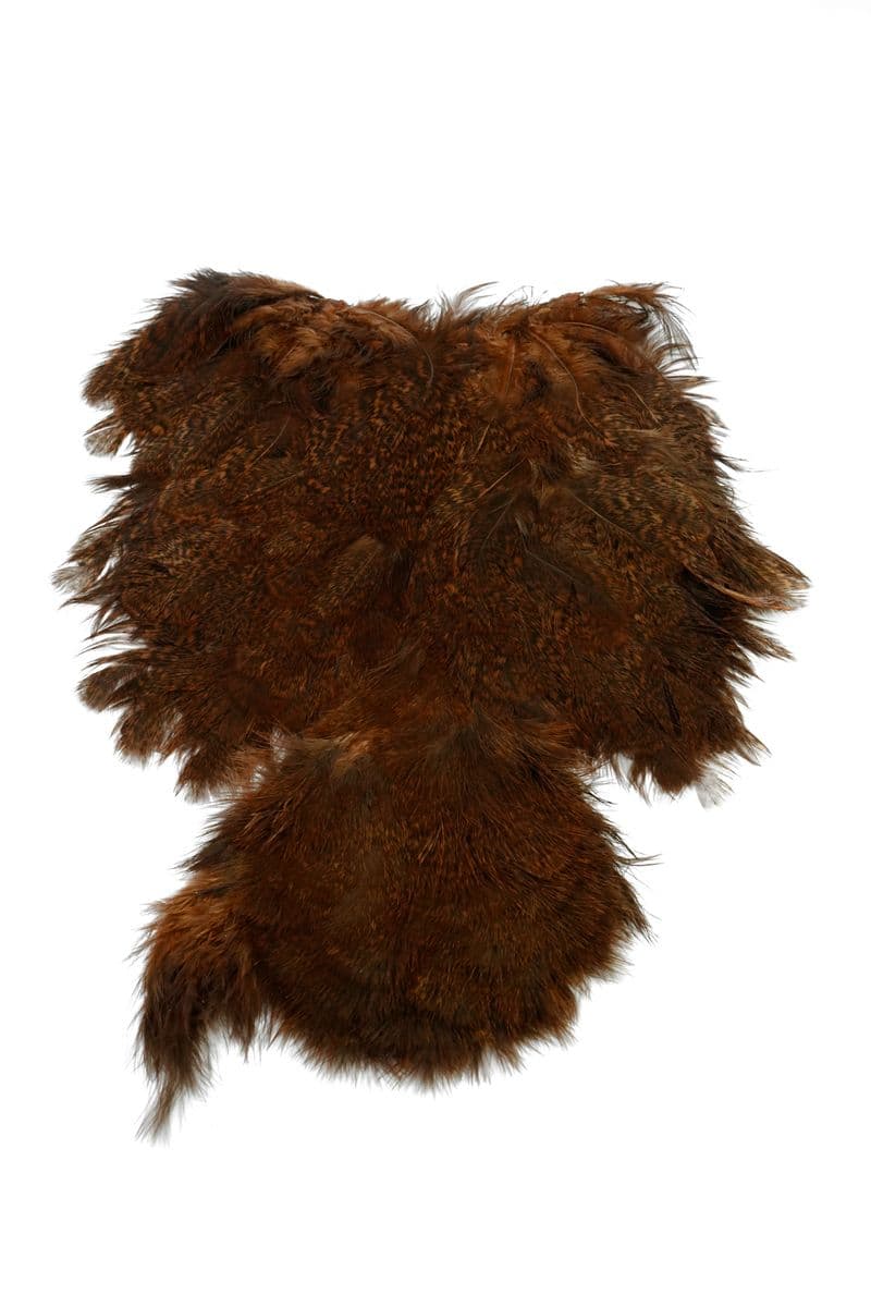 Coq De Leon Hen SH/C Mottled Grey dyed Natural Brown view 5