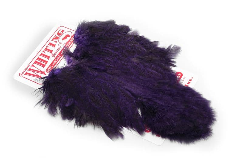 Coq De Leon Hen SH/C Speckled dyed Purple view 2