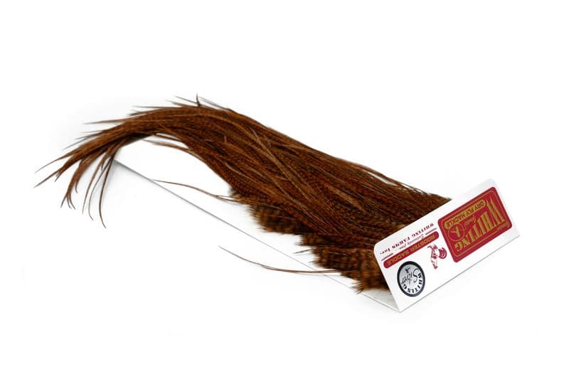Whiting Silver Saddle Grizzly dyed Brown view 2
