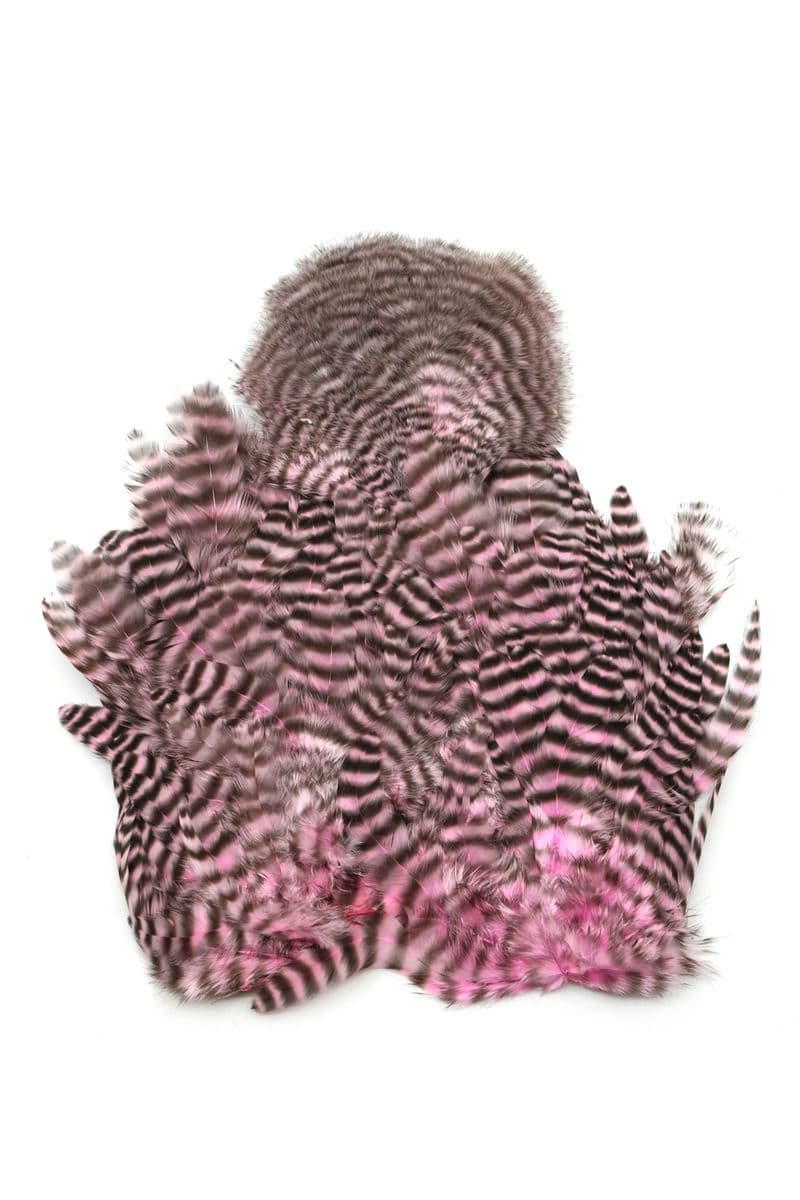 Whiting Rooster SH/C Grizzly dyed Shell Pink view 2