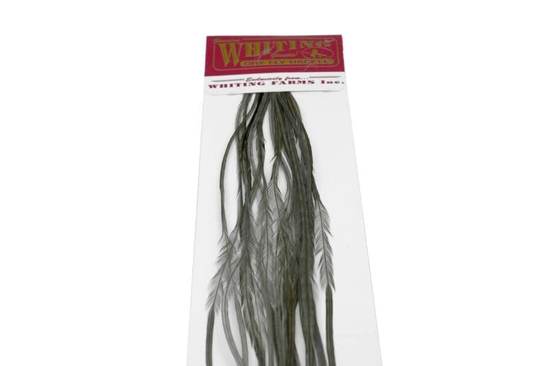 Whiting 100 Pk Size 10 White dyed Dark Dun view 4