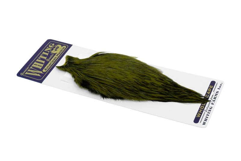 American Rooster Cape BLW dyed Dark Olive view 2