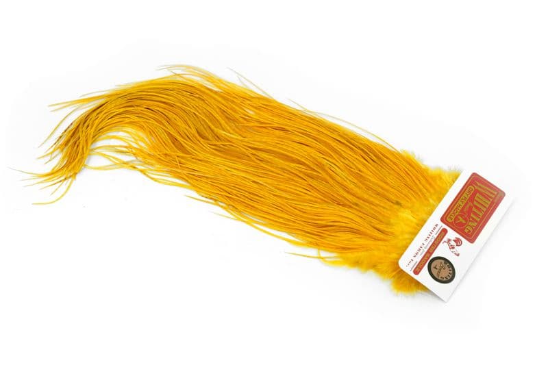 Whiting Silver Saddle White dyed Golden Straw view 2