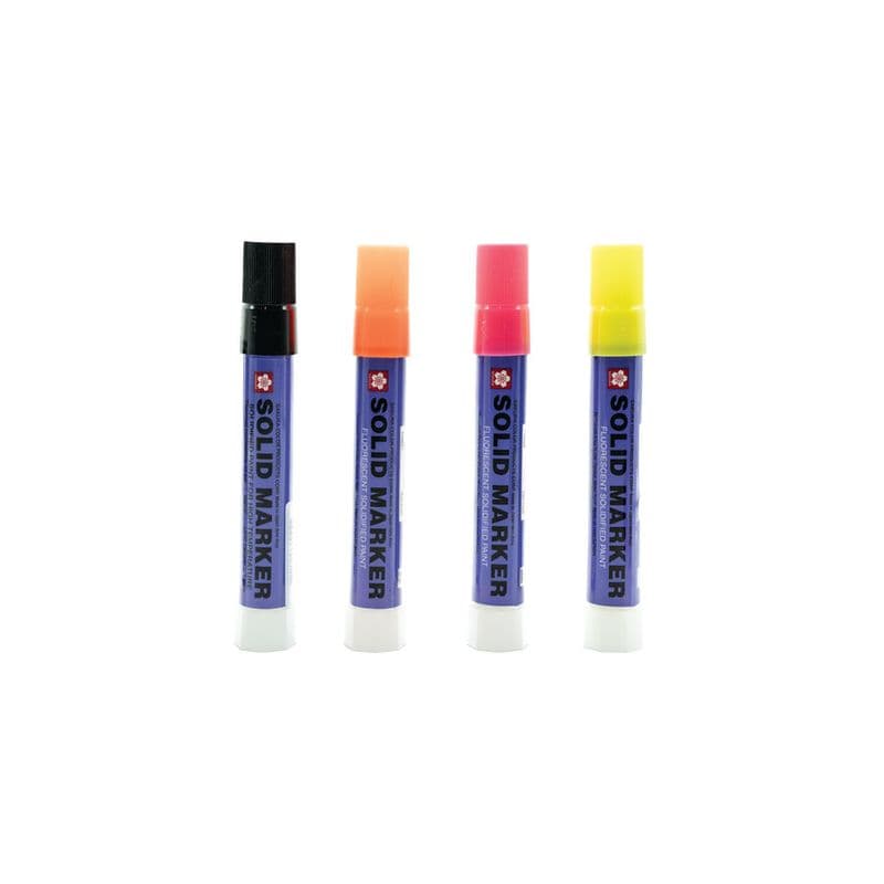 SA Indicator Marker Set - Black/Chartreuse/Orange/Pink view 1