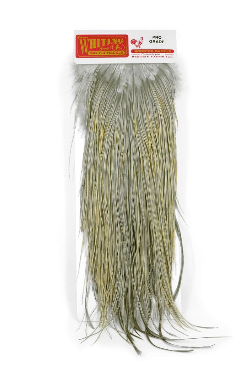 Whiting Pro Grade Midge Saddle Natural Dun view 3