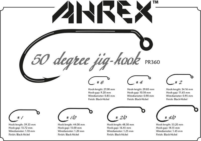 PR360 50 Degree Jig Hook #