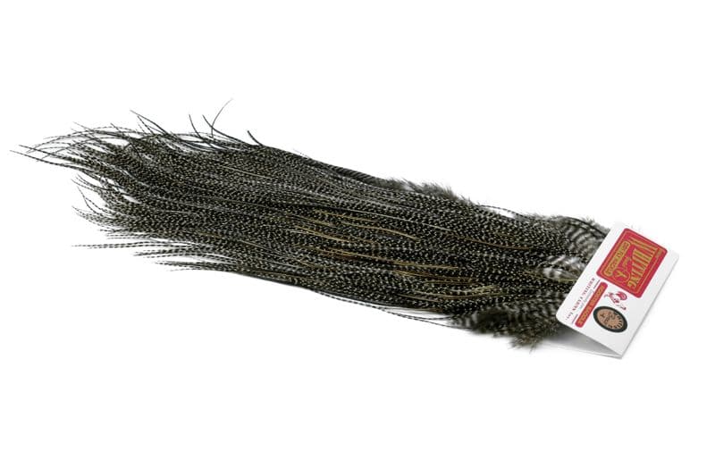 Whiting Bronze Midge Saddle Grizzly Variant view 2