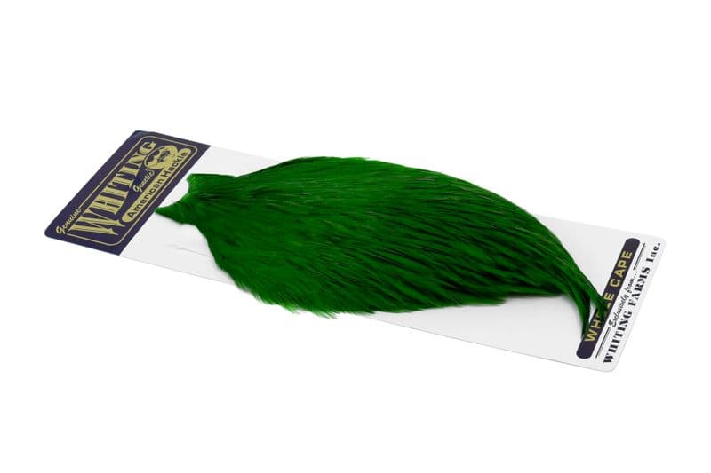 American Rooster Cape BLW dyed Highlander Green view 2