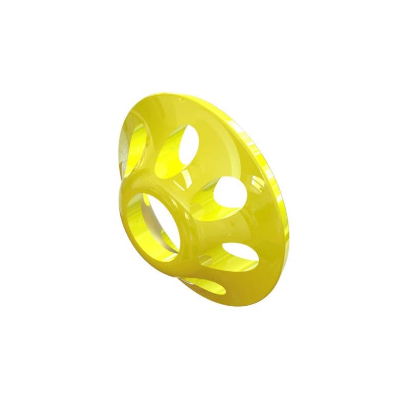 Ultra Sonic Discs L 11mm Fl. Yellow view 2