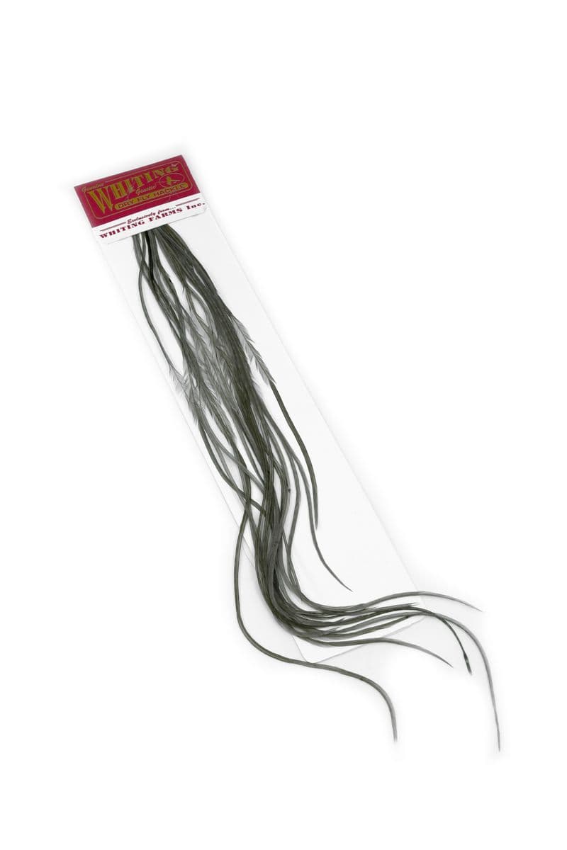 Whiting 100 Pk Size 10 White dyed Dark Dun view 1