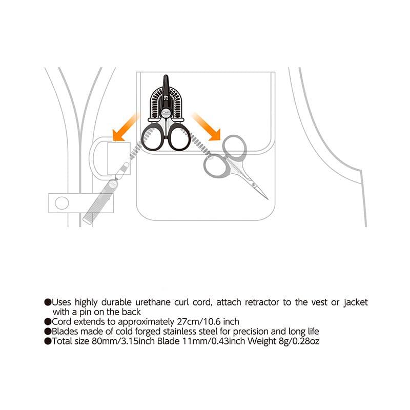 2-in-1 Retractor/Scissors (CFA-70WS) view 3
