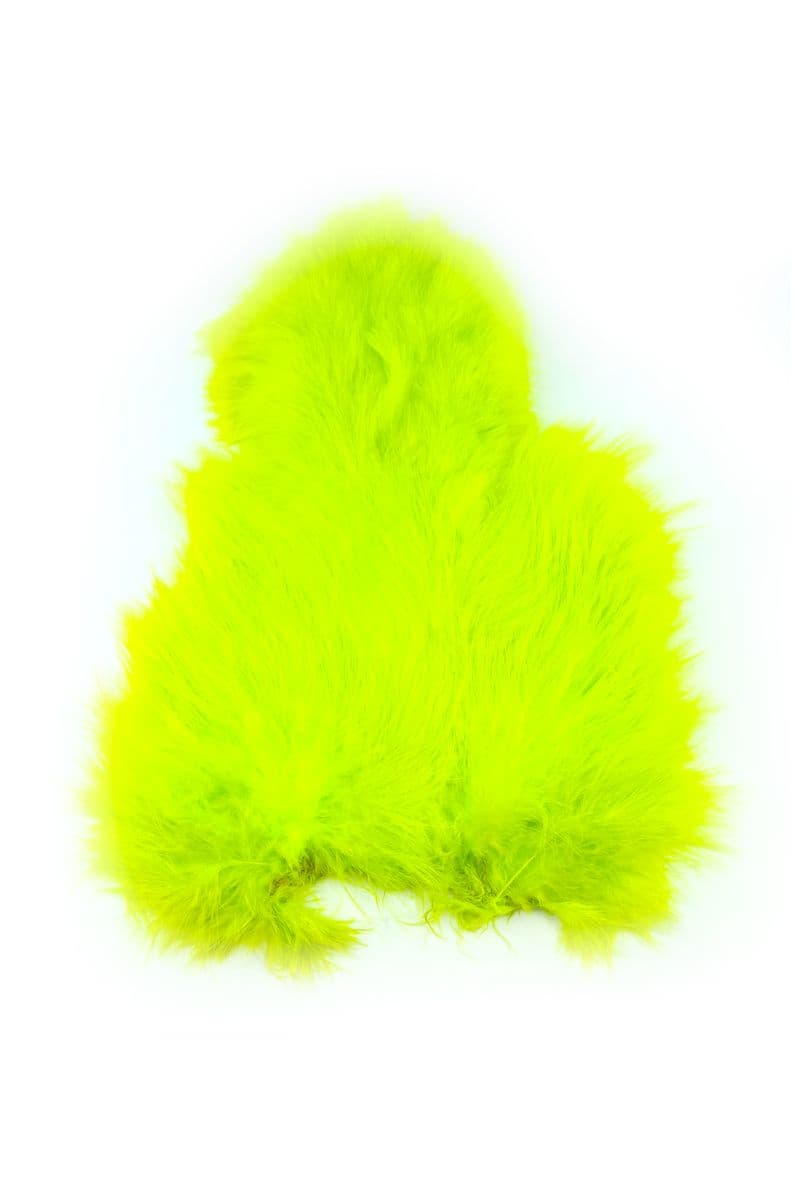 Spey SH/C White dyed Fl. Yellow Chartreuse view 3